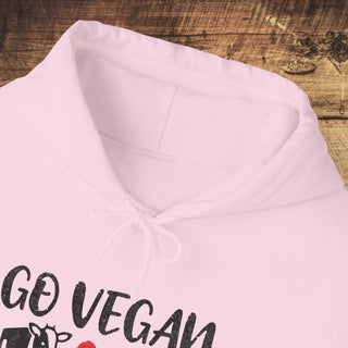 Go Vegan Heavy Blend™ Hooded Sweatshirt Printify