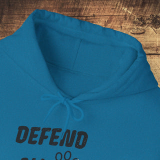 Defend All Animals Heavy Blend™ Hooded Sweatshirt Printify