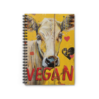 Vegan Spiral Notebook - Ruled Line Printify