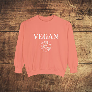 Vegan Garment-Dyed Sweatshirt Printify