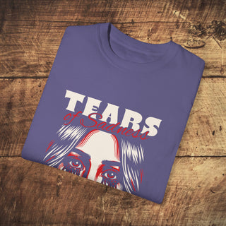 Tears of Sadness Garment-Dyed T-shirt Printify