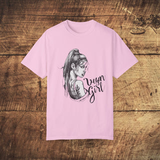 Vegan Girl Garment-Dyed T-shirt Printify