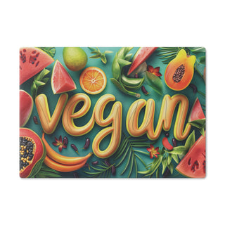 Vegan Tempered Glass Cutting Board Printify