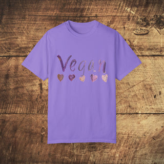 Vegan Hearts T-shirt Printify