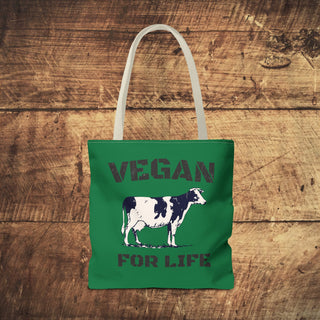 Vegan For Life Tote Bag Printify