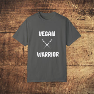 Vegan Warrior Garment-Dyed T-shirt Printify