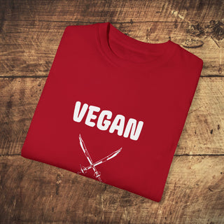 Vegan Warrior Garment-Dyed T-shirt Printify