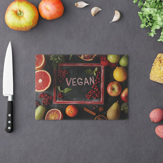 Vegan Tempered Glass Cutting Board Printify