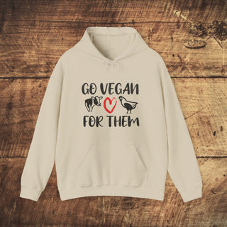 Go Vegan Heavy Blend™ Hooded Sweatshirt Printify