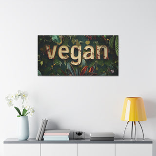 Vegan Classic Stretched Canvas Printify