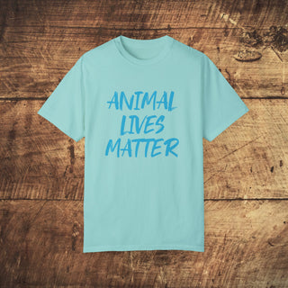 Animal Lives Matter Garment-Dyed T-shirt Printify