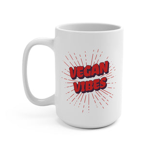 Vegan Vibes Coffee Mug 15oz Printify