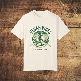 Vegan Vibes Garment-Dyed T-shirt Printify