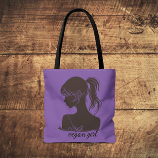 Vegan Girl Tote Bag Printify