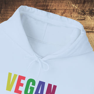 Vegan Love Heavy Blend™ Hooded Sweatshirt Printify