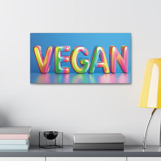 Vegan Classic Stretched Canvas Printify