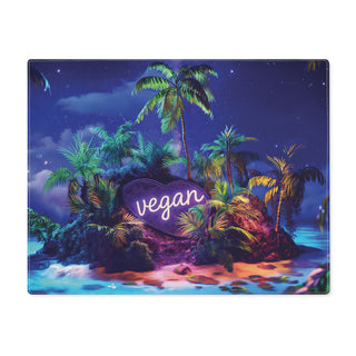 Vegan Island Placemat, 1pc Printify