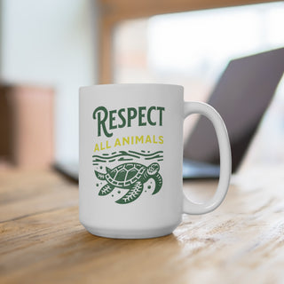 Respect All Animals Coffee Mug 15oz Printify