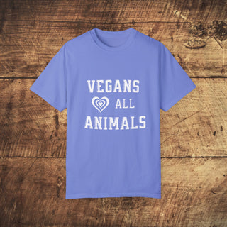 Vegan Garment-Dyed T-shirt Printify