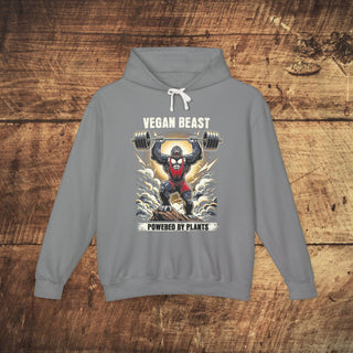 Vegan Beast Unisex Lightweight Hooded Sweatshirt