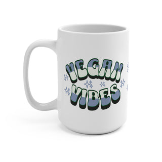 Vegan Vibes Coffee Mug 15oz Printify