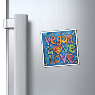 Vegan Love Magnet Printify