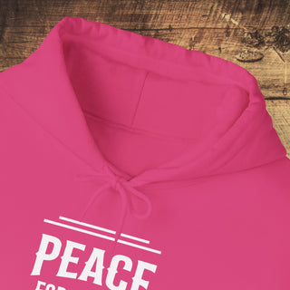 Peace For All Life Heavy Blend™ Hooded Sweatshirt Printify