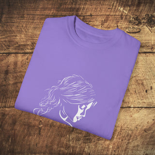 Vegan Girl Garment-Dyed T-shirt Printify