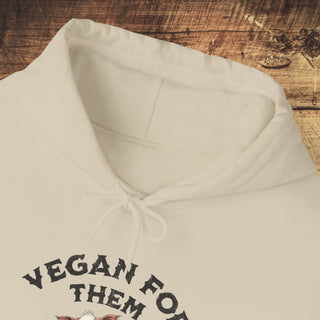 Vegan For Them Heavy Blend™ Hooded Sweatshirt Printify