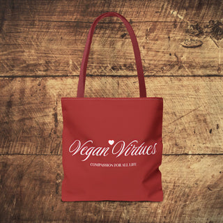 Vegan Virtues Tote Bag Printify