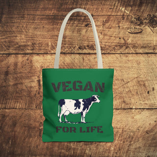 Vegan For Life Tote Bag Printify