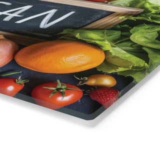 Vegan Tempered Glass Cutting Board Printify
