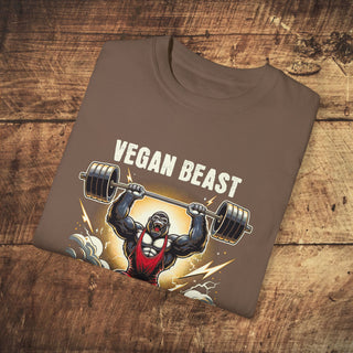 Vegan Beast Unisex Garment-Dyed T-shirt