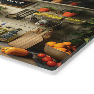 Plant-based Only Tempered Glass Cutting Board Printify