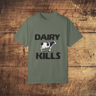 Dairy Kills Garment-Dyed T-shirt Printify