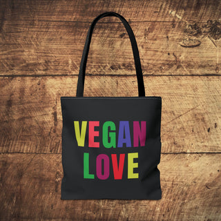 Vegan Love Tote Bag Printify