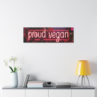 Proud Vegan Classic Stretched Canvas