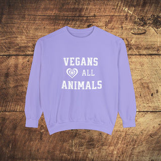 Vegan Garment-Dyed Sweatshirt Printify