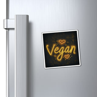 Neon Vegan Magnet Printify