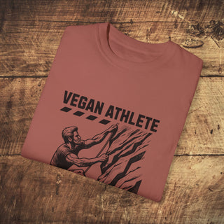 Vegan Athlete Garment-Dyed T-shirt Printify