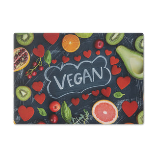 Vegan Tempered Glass Cutting Board Printify