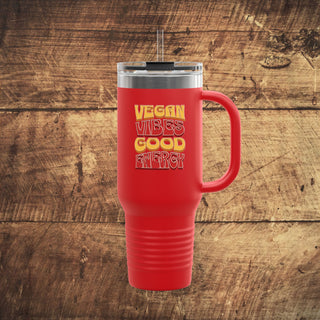 Vegan Vibes Insulated Travel Mug, 40oz