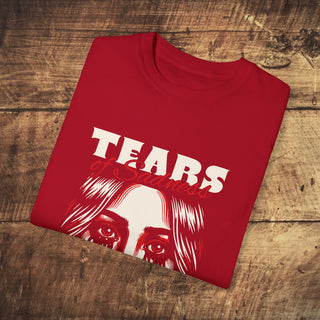 Tears of Sadness Garment-Dyed T-shirt Printify