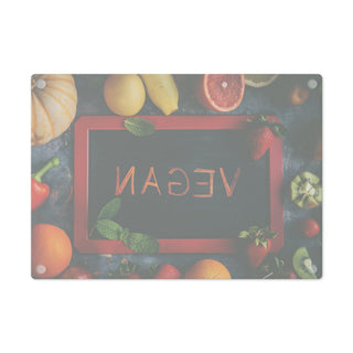 Vegan Tempered Glass Cutting Board Printify