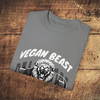 Vegan Beast Garment-Dyed T-shirt Printify