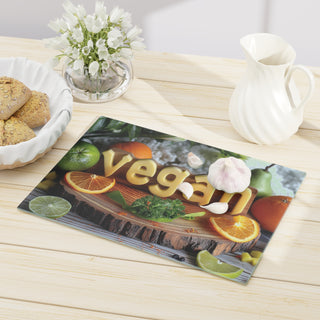 Vegan Tempered Glass Cutting Board Printify