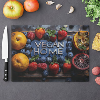 Vegan Tempered Glass Cutting Board Printify