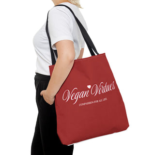 Vegan Virtues Tote Bag Printify