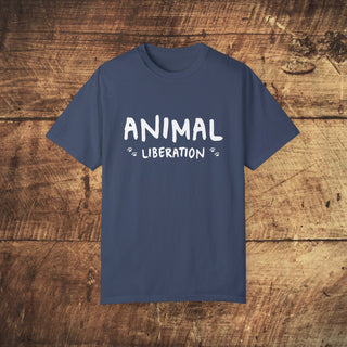 Animal Liberation Unisex Garment-Dyed T-shirt Printify