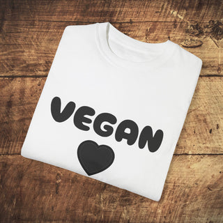 Vegan Garment-Dyed T-shirt Printify